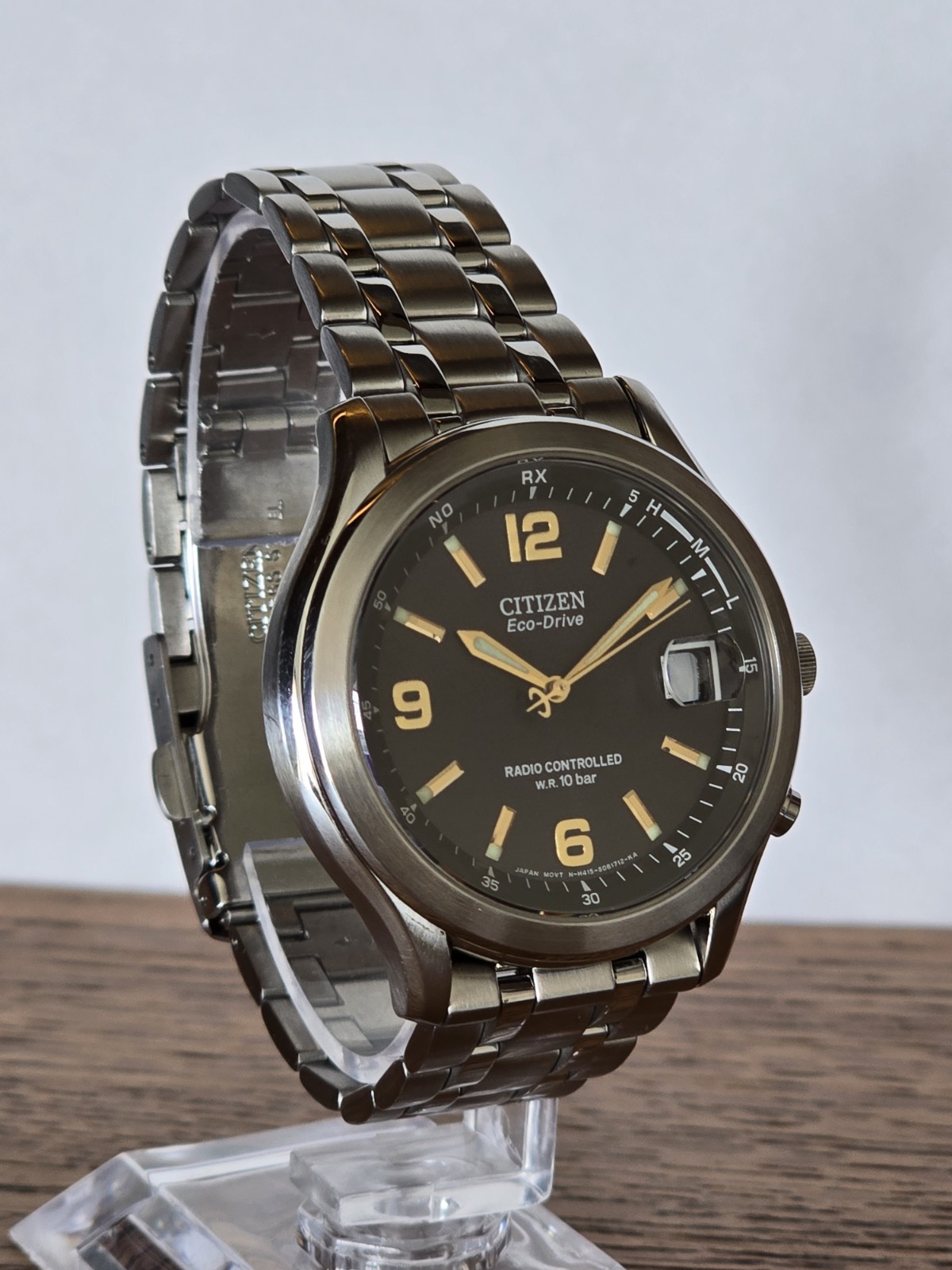 [MINT] Citizen Eco-Drive JDM Solar Radio Black Dial 39mm – US Seller