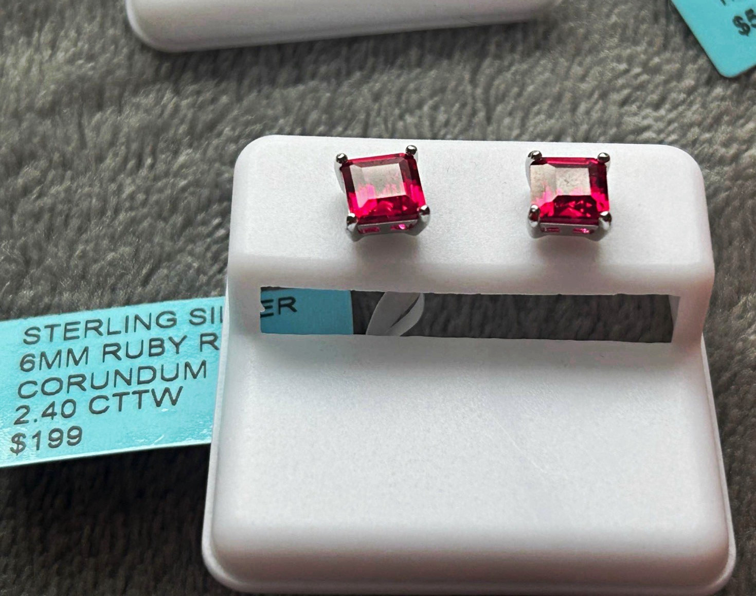 💍Beautiful ruby jewelry pieces, deep red ruby stones• Brand new with tags