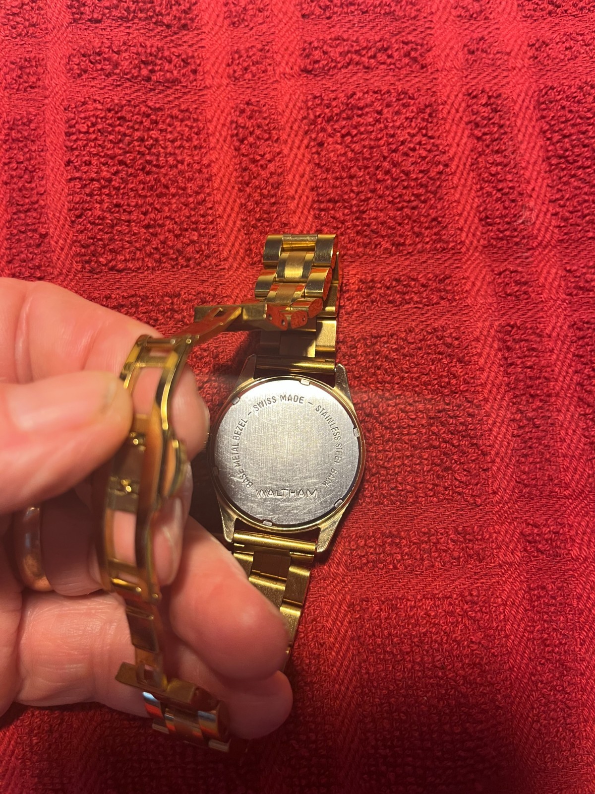 Vintage Men’s Waltham Incabloc Wrist watch Swiss made 17 Jewels