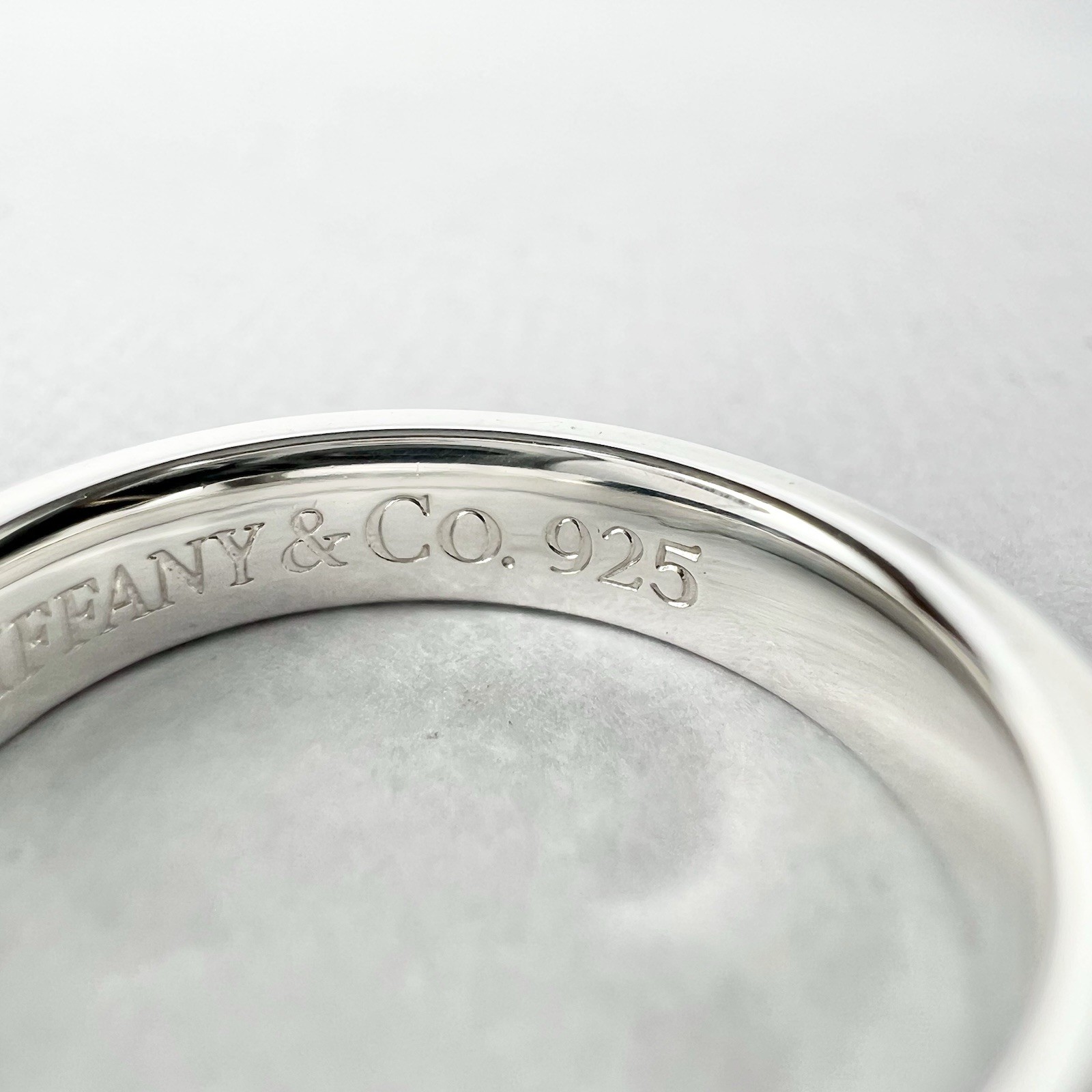 Tiffany & Co. 1837 Narrow Ring US 4.25 – 4.5 Sterling Silver 925 DWQ585