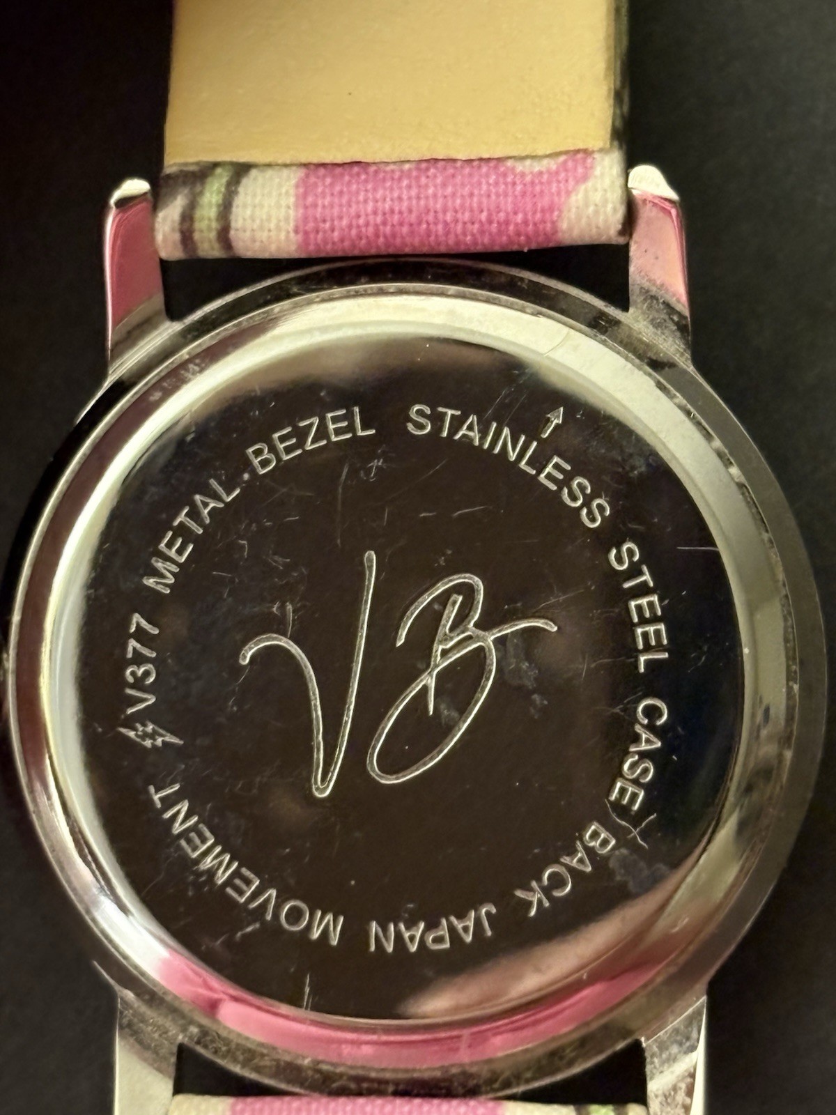 Vera Bradley Watch Bermuda Pink Vintage In Original Box – Needs V377 Battery EUC