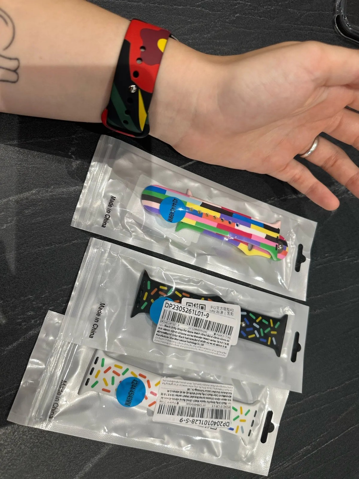 Printed Silicone Smartwatch Band for Watch 38-49mm Series Ultra 9 SE Bracelet