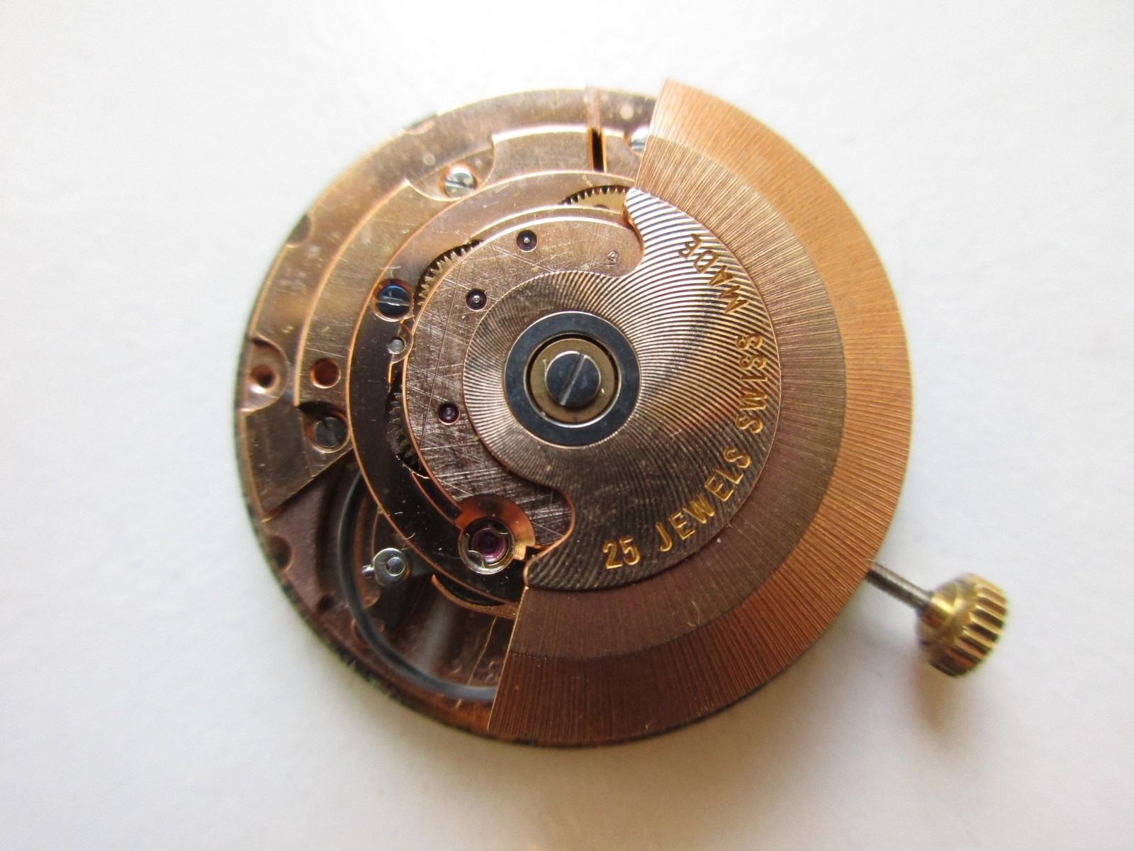 ETA cal. 2782 Swiss automatic watch movement – date at 3 – running