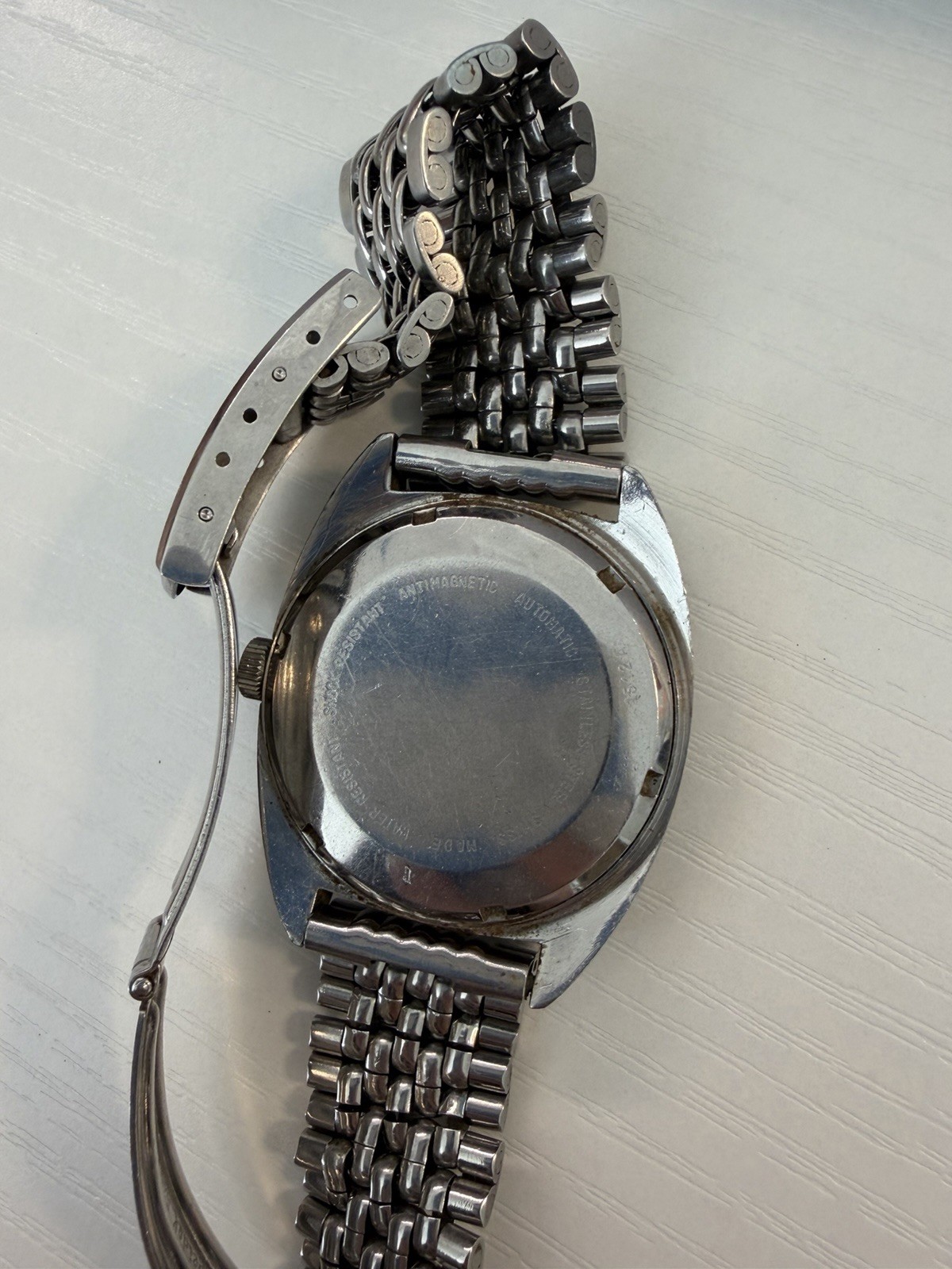 Bucherer Officially Ceritified Chronometer Working Automatic Steel Watch