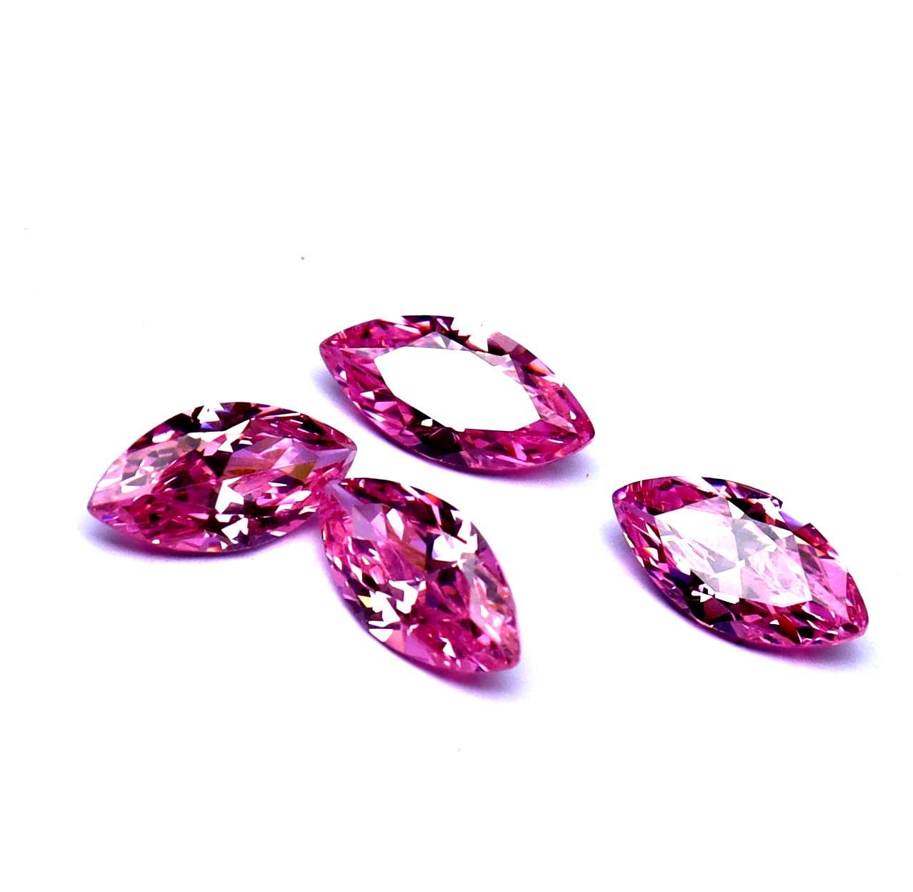 4 pcs Marquise CUT 12-13 CT NATURAL PINK SAPPHIRE CERTIFIED AAA+ LOOSE GEMSTONE