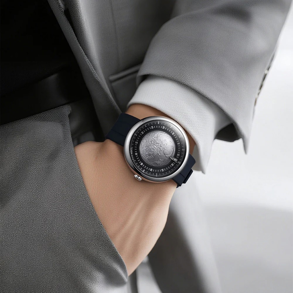CIGA design Moon Walker Edition U055-TIGR-6B Automatic Titan Watch 46 mm