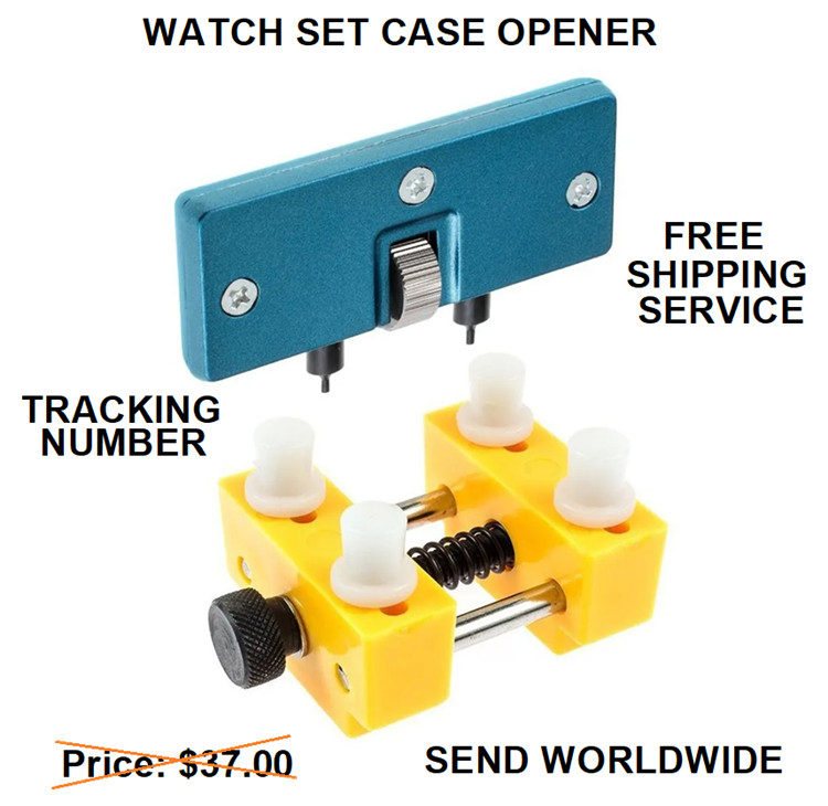 2 Pieces of tools Repair Watch Case Opener 1 Mounting Base plus 1 housing opener