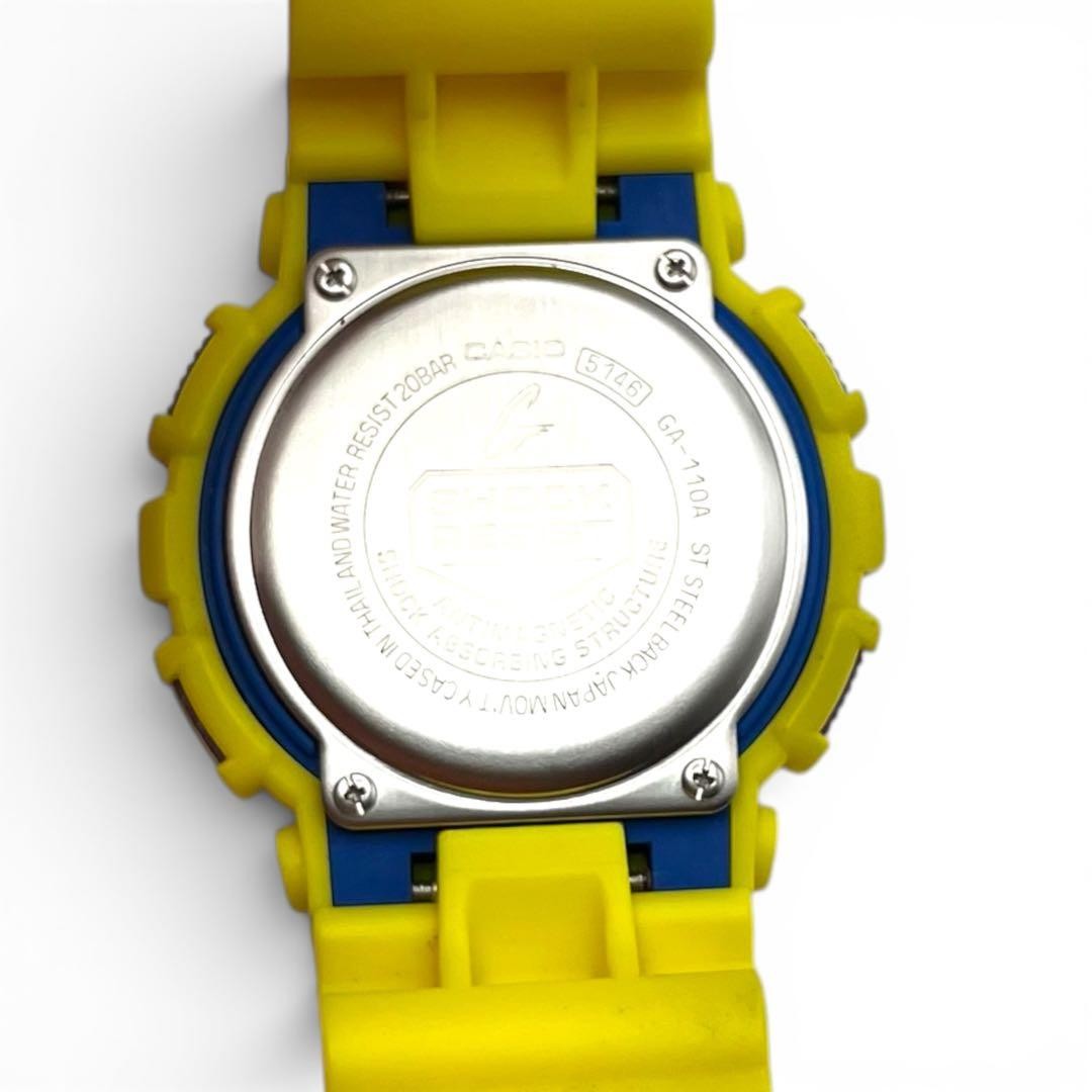 G-Shock GA-110A Hyper Colors Yellow Digital Watch Y2K Japan 0714431