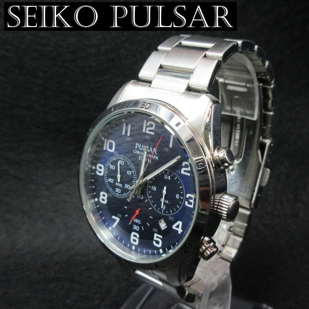 ✨Fully Functional, Excellent Condition✨ SEIKO Pulsar Chronograph VD53-X262