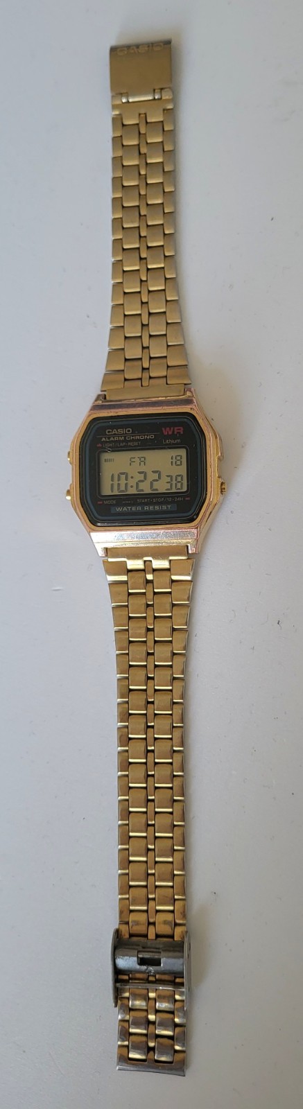 Casio A159WGE Vintage Digital Watch – WR, Lithium, Japan Style
