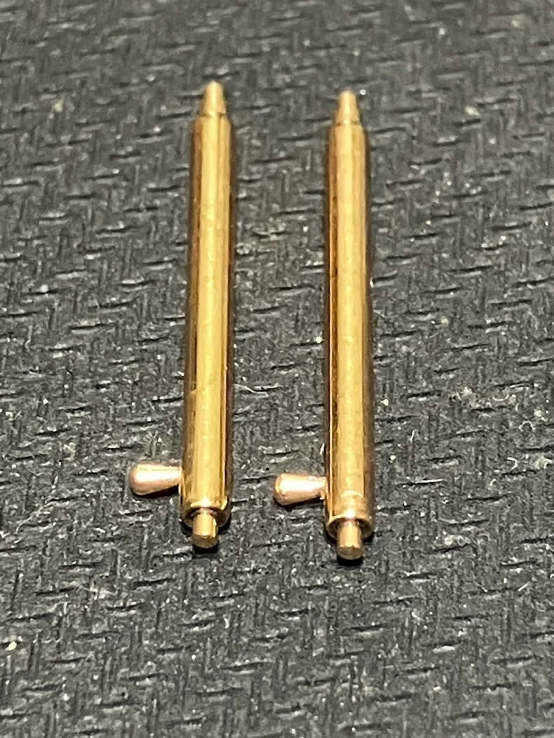 Genuine Patek Philippe gold lugs, universal fit for 19mm and 20mm