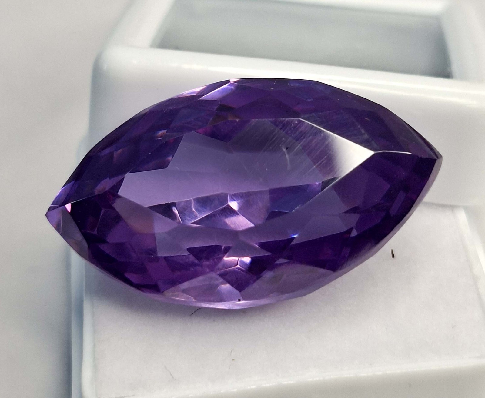 Natural Purple Zircon Marquise Cut 58-60 Ct Certified Loose Gemstone RK856