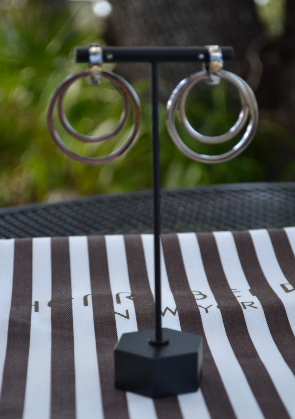 Henri Bendel Double Ring Hoop Earring