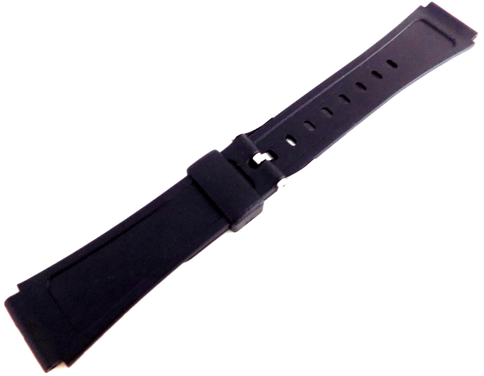 7 11/16″ 191mm Length THIN & LIGHT Timex 18mm BLACK Watch Band Short & Regular