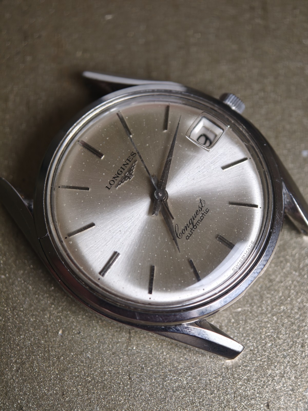 1970 Vintage Longines Conquest Automatic – Fresh Professional Service – Stunning
