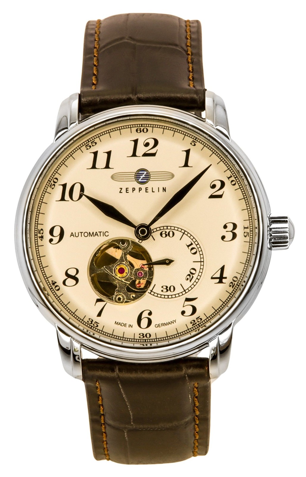 Zeppelin Series LZ127 Graf Creame Dial Z76665 Automatic Germany Made Men’s Watch