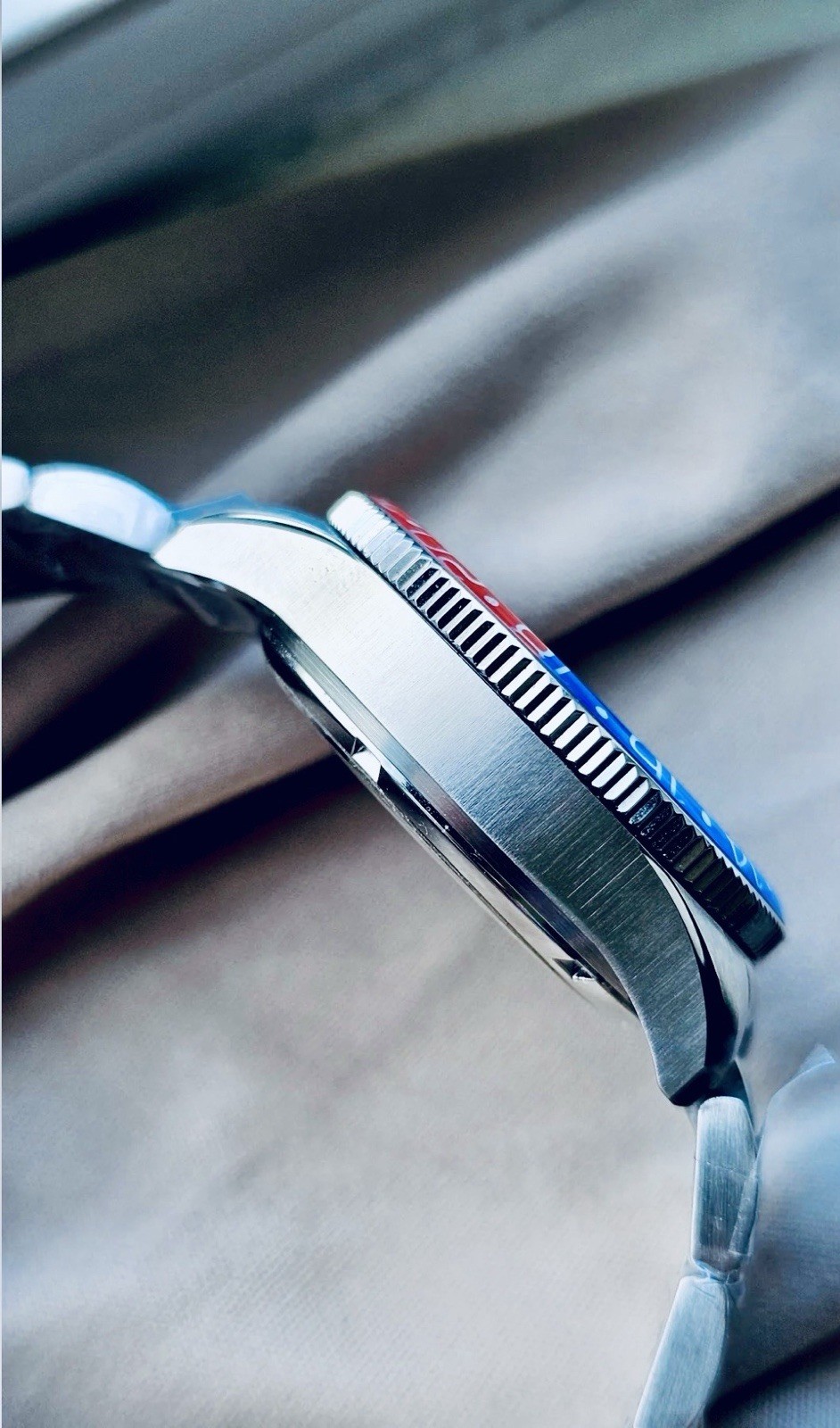 Deep Blue AQUA DIVER GMT AUTOMATIC 40mm RED/BLUE (FULL KIT!) 200m Dive Watch