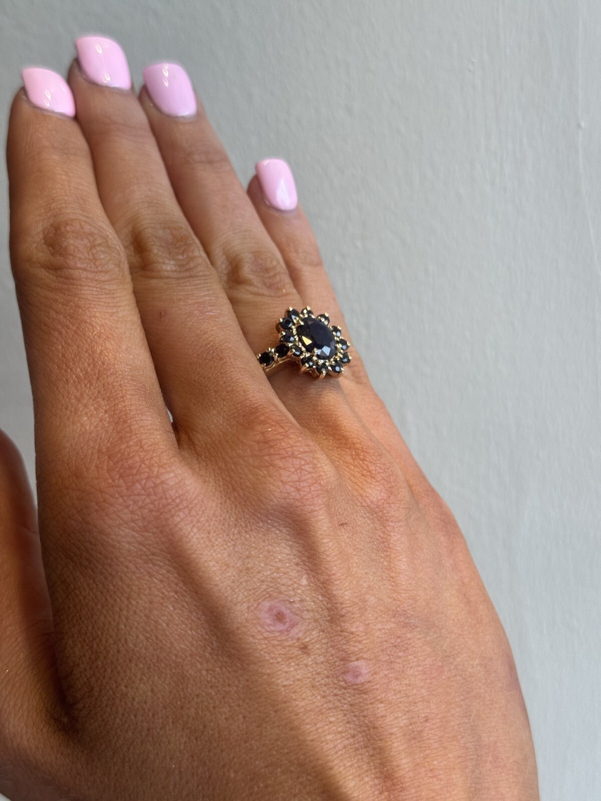 14K YELLOW GOLD RING WITH STONE