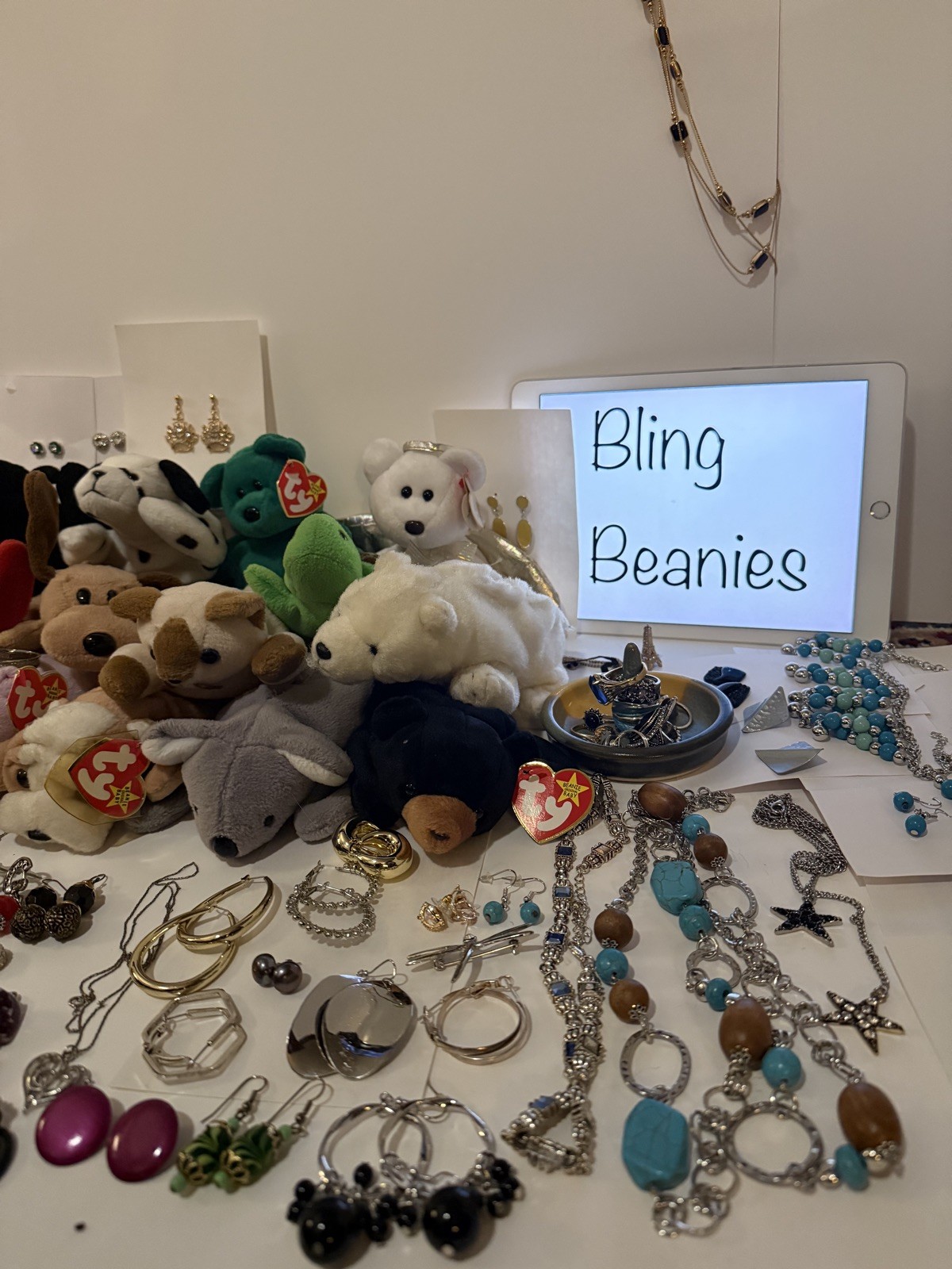 BLING BEANIES (Mystery Jewelry Jar) Free Shipping In US ALL Wearable New & Used