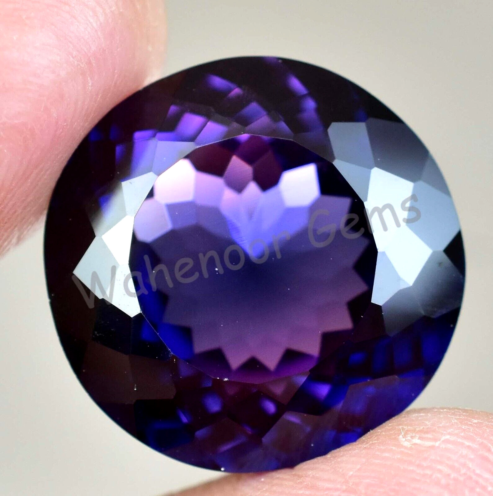 Natural 38.65 Ct Boysenberry Sapphire AGL Certified Fabulous Loose Gemstone