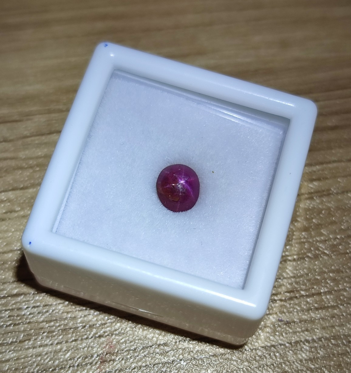 Natural Pink Star Sapphire 1.45ct HOT Pink Ruby Red | 6-Ray | Unheated Ceylon