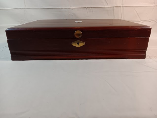 Vintage 12 Slot Custom Watch storage Box With Swiss Watch Face