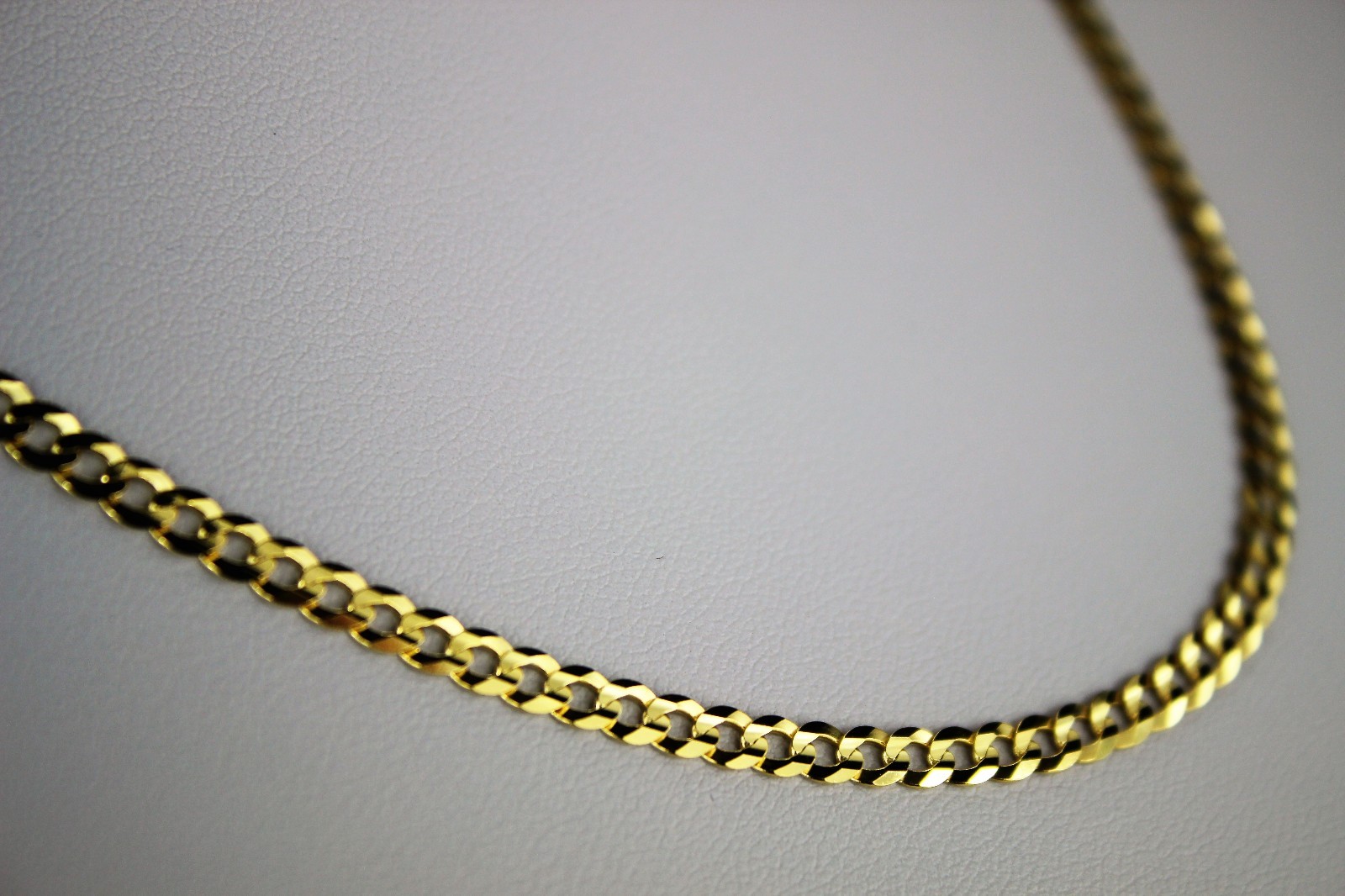 10K SOLID GOLD Cuban Chain Necklace for everyone 3.7mm/16″~30″