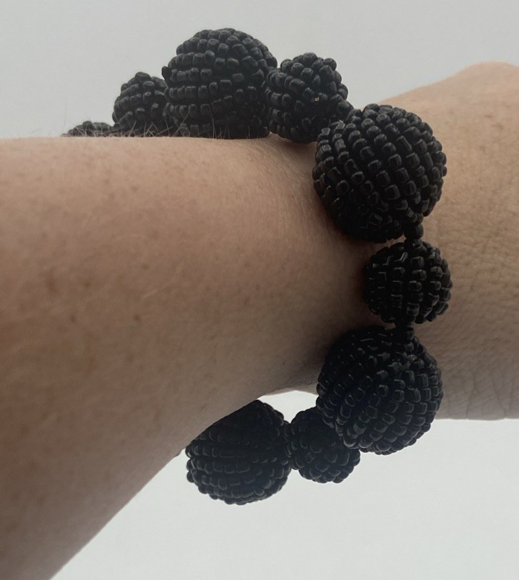 Lot/3 Stretch To Fit Womens Bracelets-beads- Average/ Larger Fit