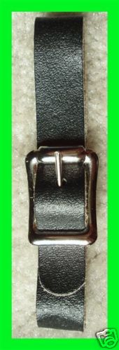 Watch Fob Straps (6 New 1/2 Black Leather)