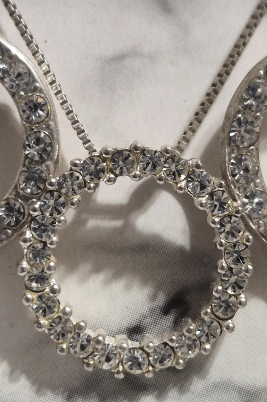 BN Moissirate 3pc set Necklace and earrings.