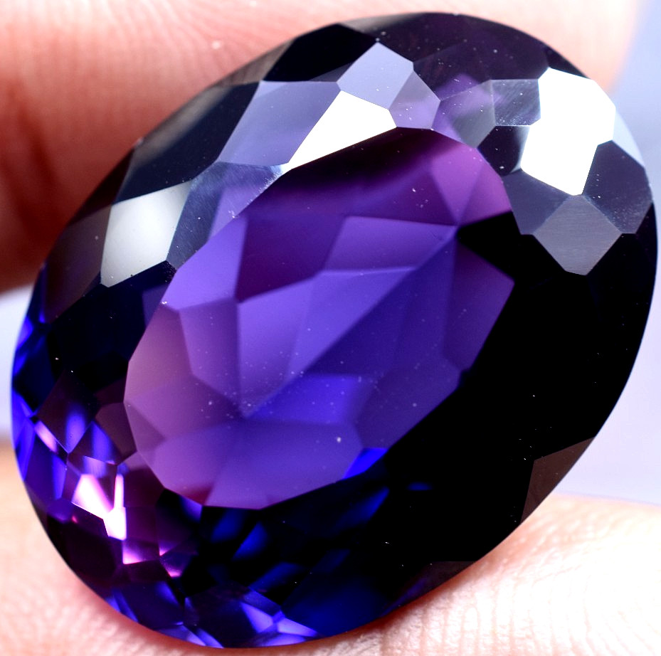 Natural 42.44 Ct Boysenberry Sapphire GGL Certified fabulous Loose Gemstone