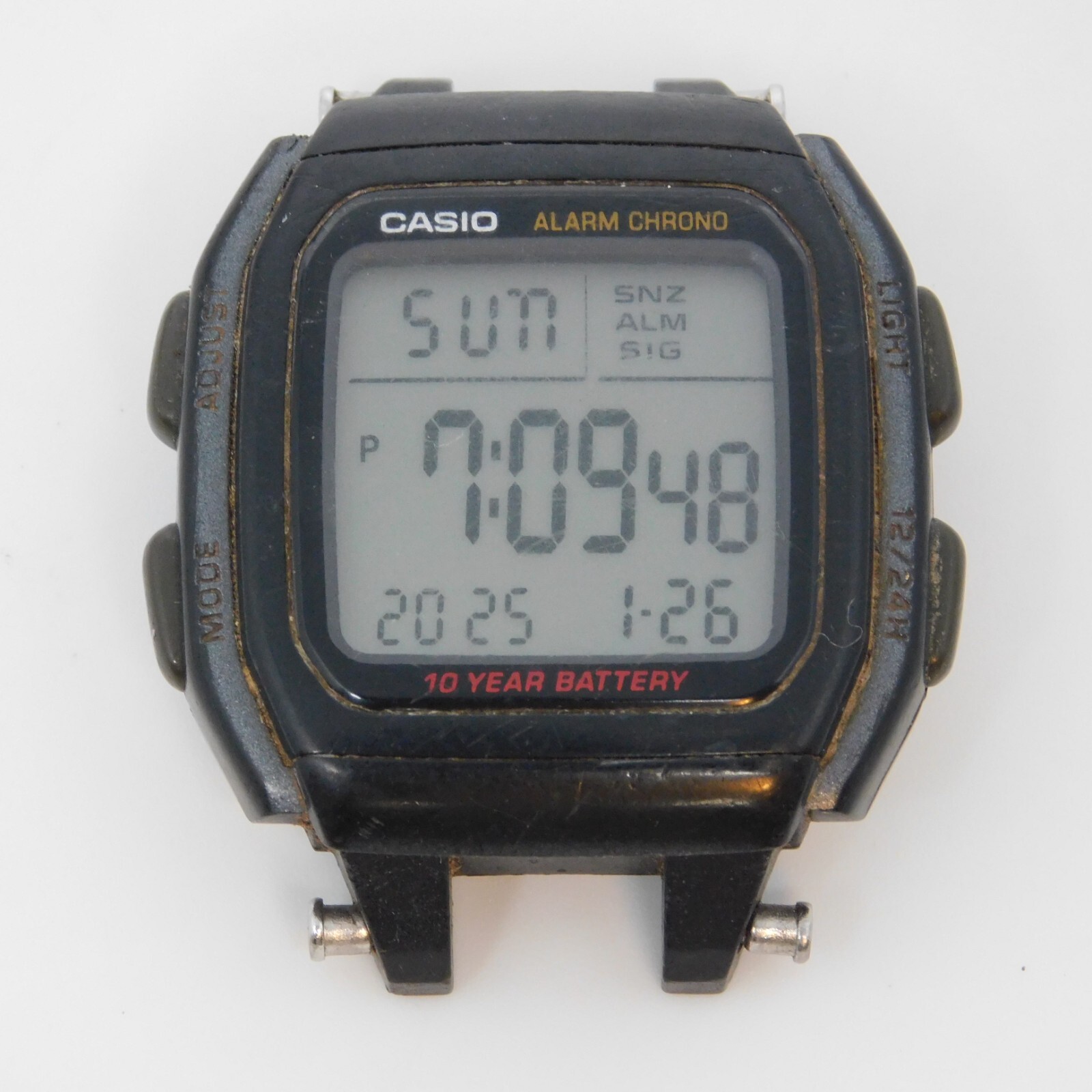 CASIO 2499 W-96H Alarm Chrono Quartz Digital Men’s Watch New Battery