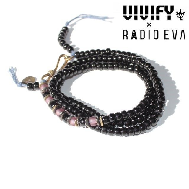 EVANGELION [VIVIFY x RADIO EVA] Hemp Cord & Beads Bracelet/Necklace (Kaoru)