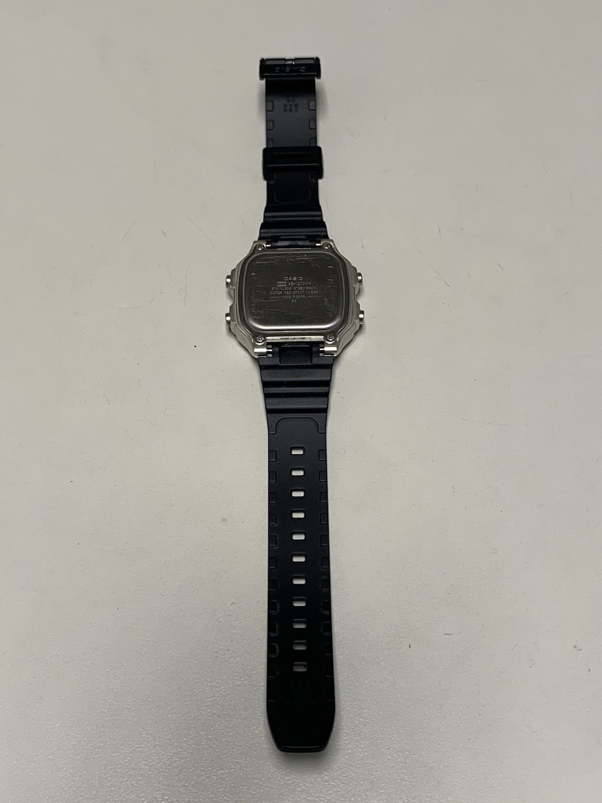 Casio World Time AE1200 Royale Silver Case Black Band