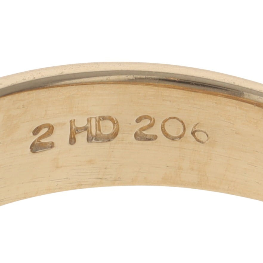 Yellow Gold Diamond Band – 14k Round Brilliant .25ctw Wedding Ring