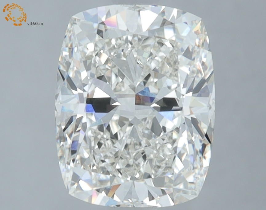 IGI Certified 2.51 Ct Cushion Cut Lab Grown CVD Diamond G Color VVS2 Clarity