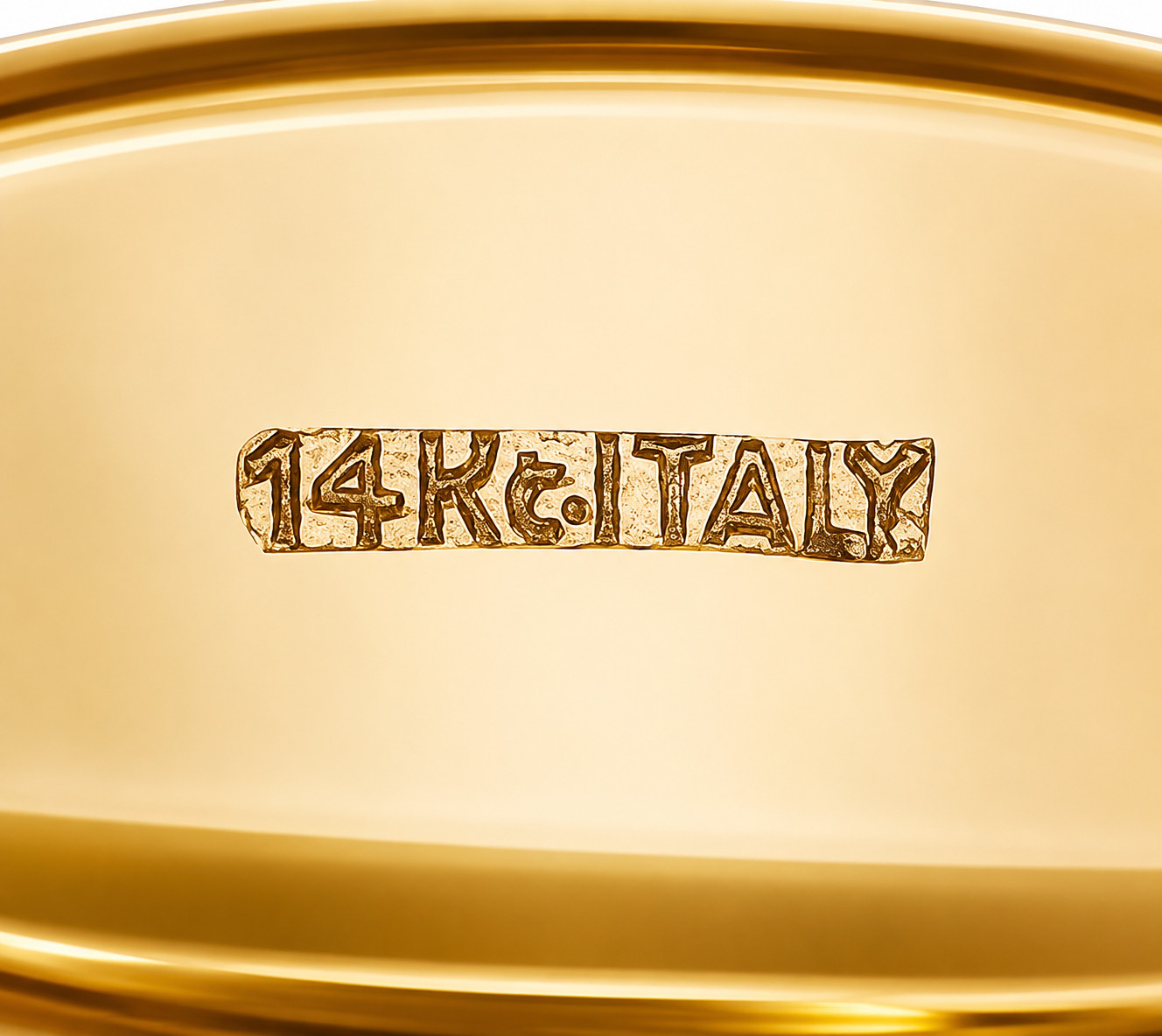 EternaGold Polished Domed Band Ring 14K Gold, Size 5