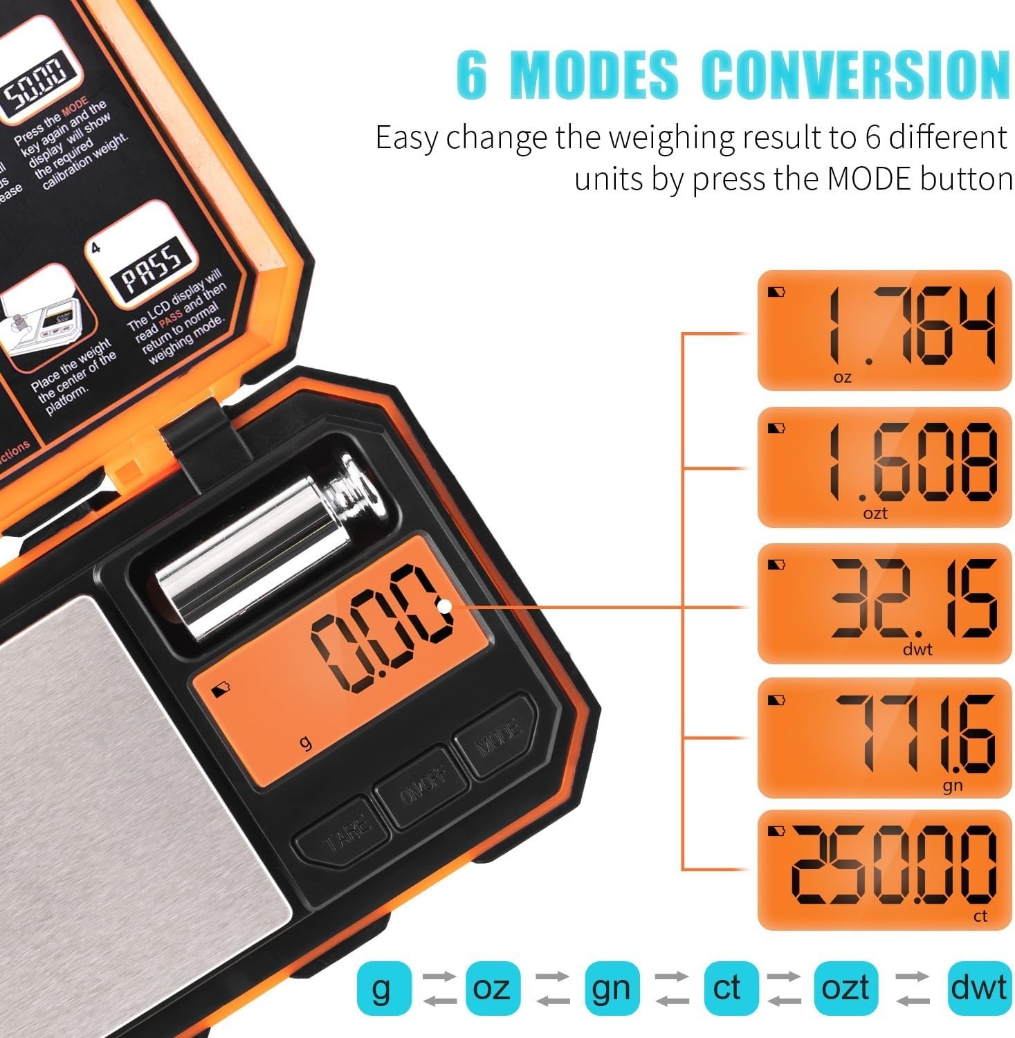 Versatile Digital Scale 200g for Herbs, Meds, and Jewelry with Tare Function