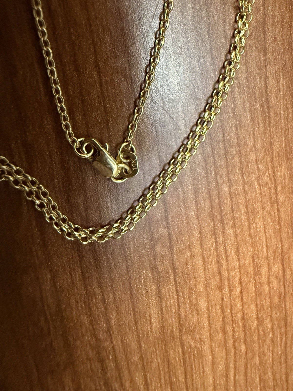 10K Yellow Gold 1.5mm Rolo Link Chain Necklace, 16″, Lobster Clasp, 1.0 Grams
