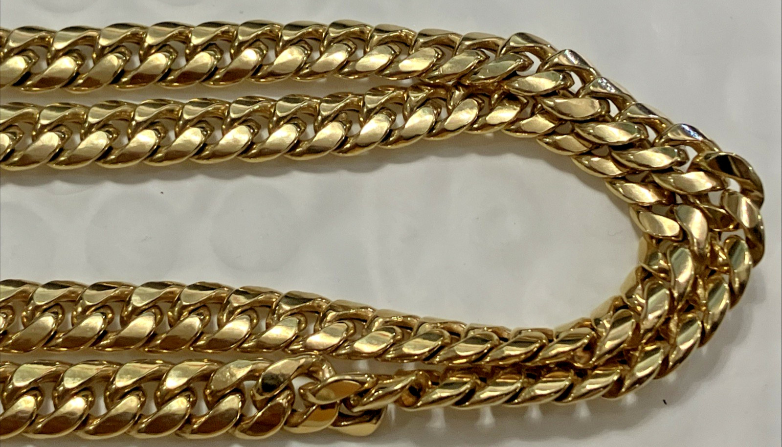 10kt Real Gold Cuban Link Chain 25.5 Grams 7mm 24” OCH Brand New with Tag 10k
