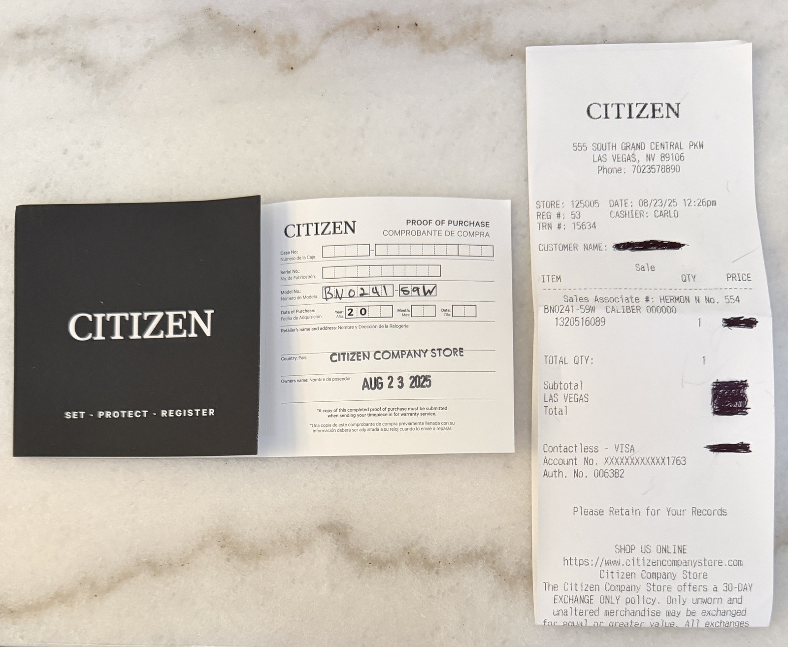 Citizen Promaster Tough Series Eco-Drive Super Titanium Watch BN0241-59W