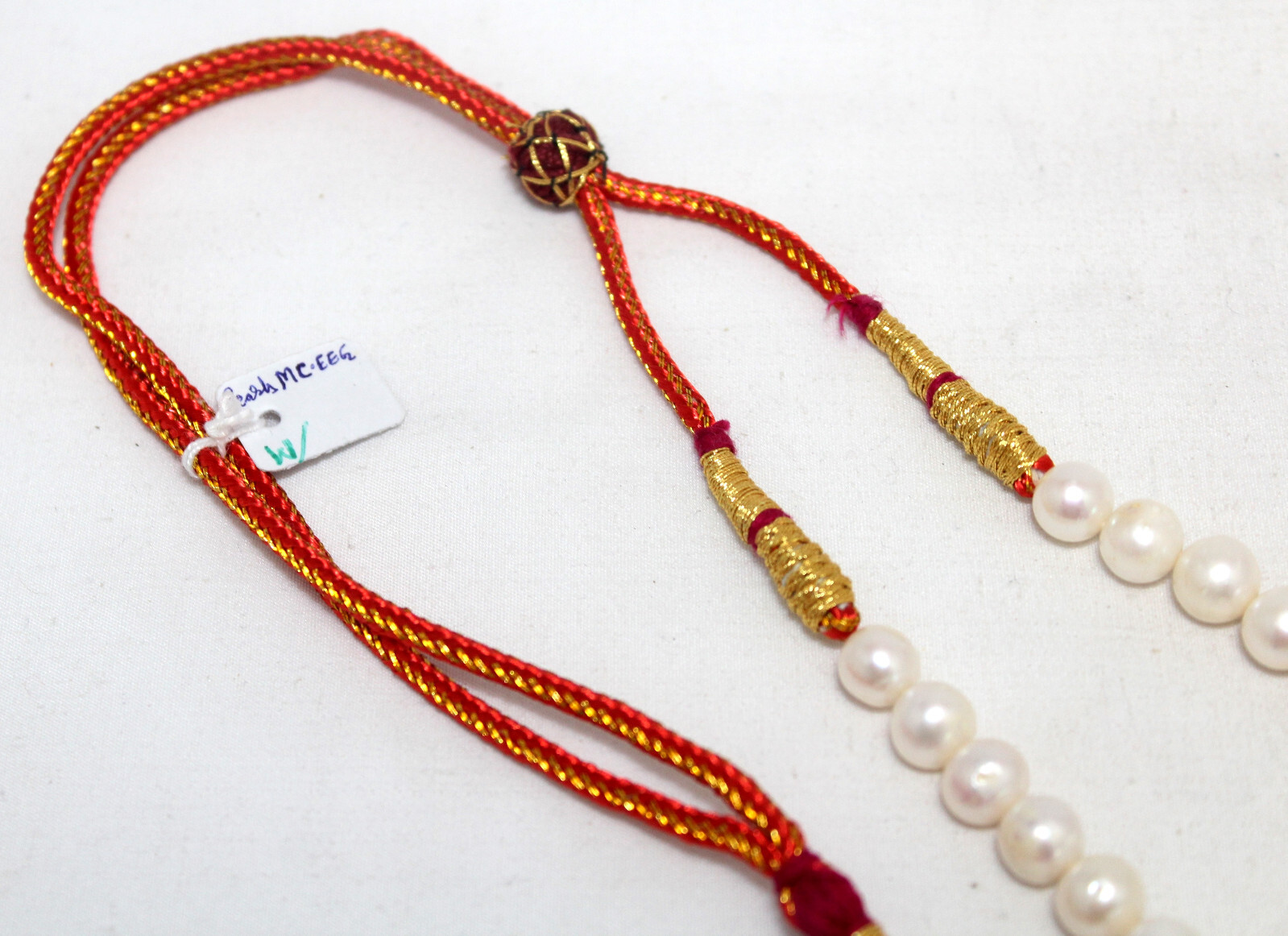 Adjustable Necklace 1 Line Strand String Beaded Women Freshwater Pearl F240