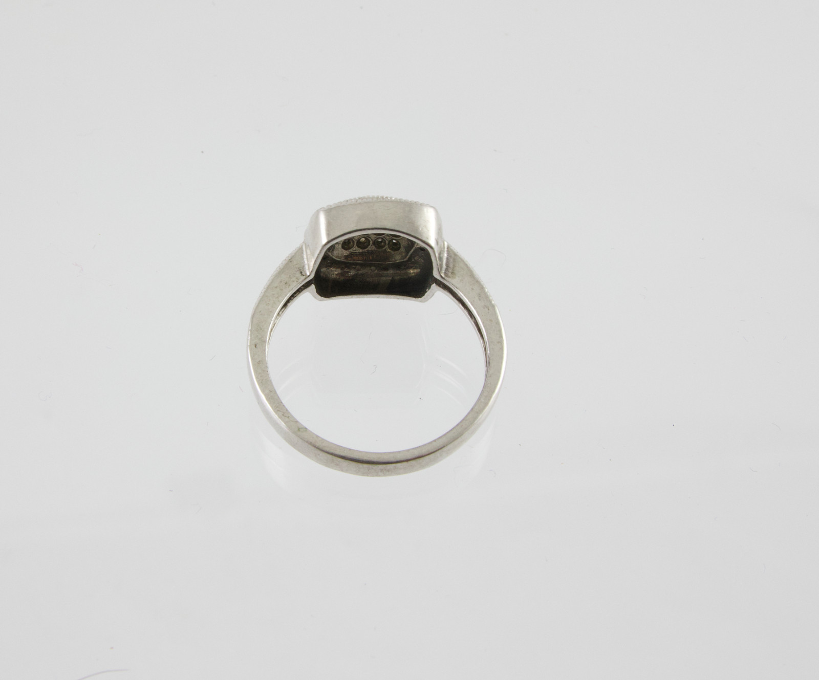 FAS Marcasite & Cubic Zirconia .925 Sterling Ring Size 10