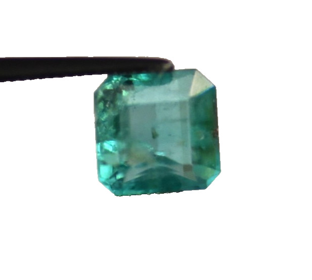 EMERALD .63 CT NATURAL COLOMBIAN EMERALD LOOSE STONE GEMSTONE 5 X 5 mm