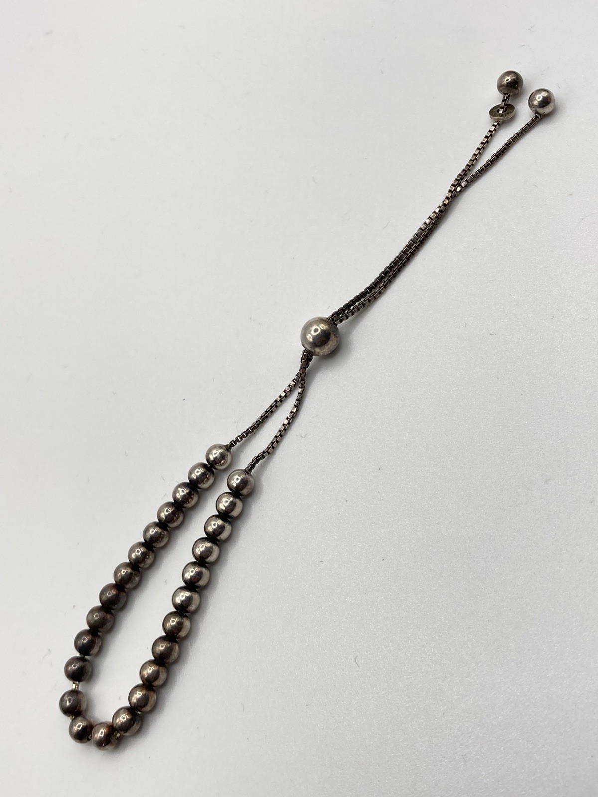 Karizia Spa KA 1772 Italy 925 Sterling Silver Adjustable Bracelet 8.25 inch