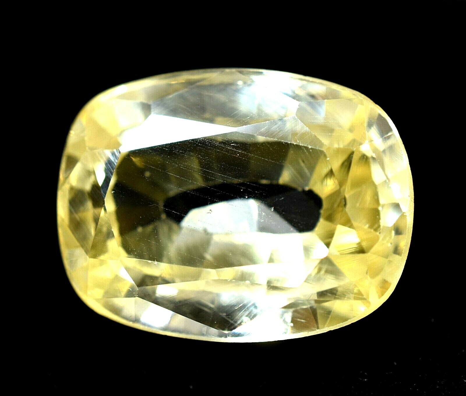 26.90 Ct Natural Yellow-Golden Zircon GGL Certified Top Quality Treated Gemstone