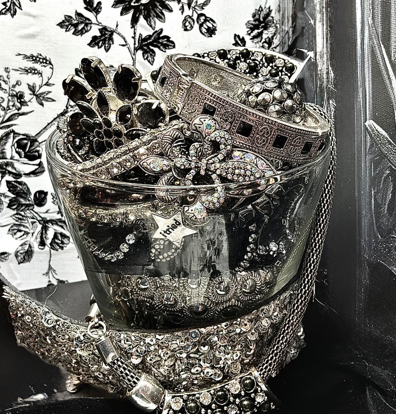 Curted Gothic Jewelry Jars, From Dark Romance- Biker Goth-You Pick