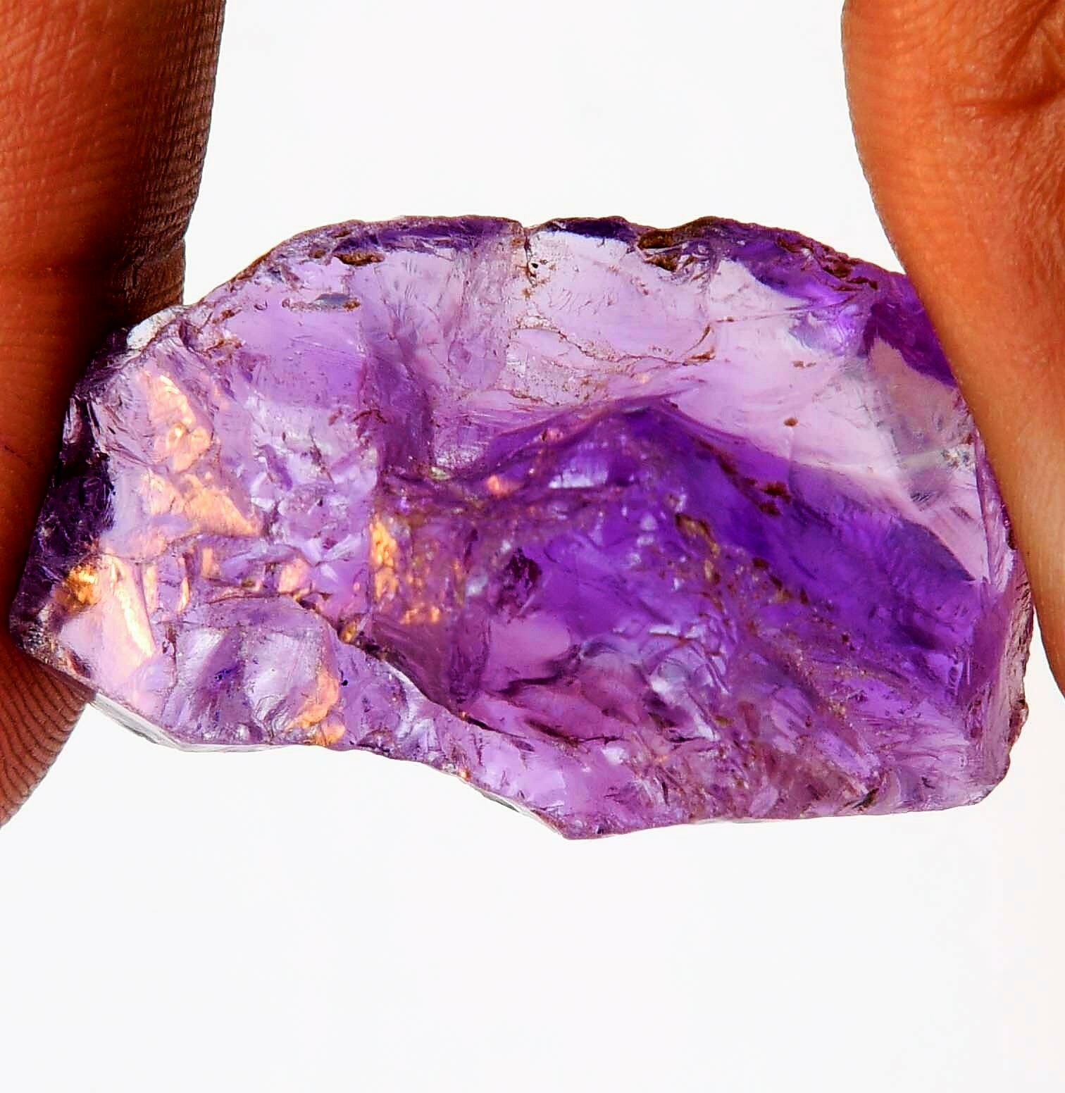 AMETHYST ROUGH GEM VIOLET PURPLE GEMSTONE GENUINE NATURAL UNCUT LARGE CRYSTAL