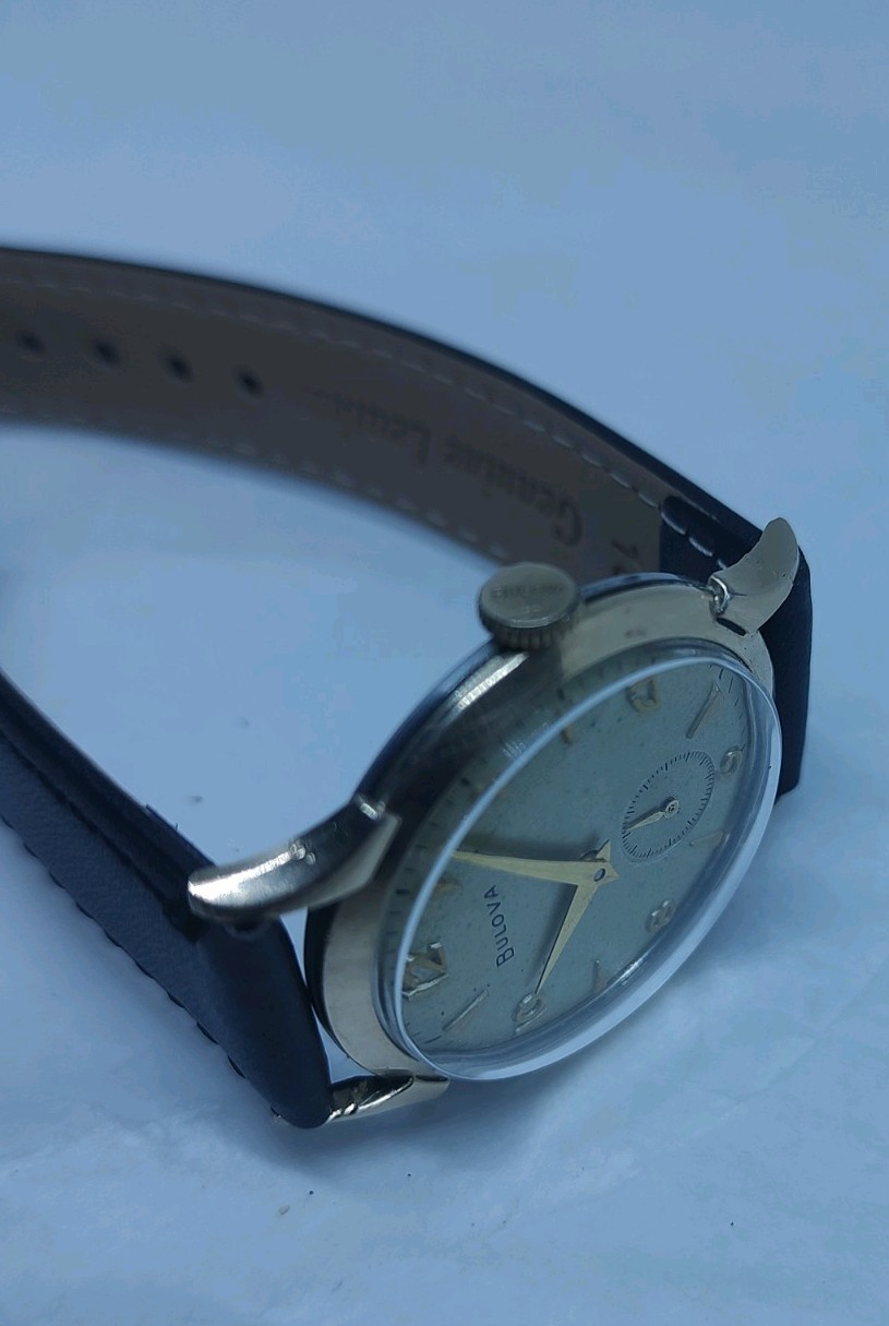 1956 Bulova L6 Gold Filled Dress Watch Fancy Lugs Small Seconds 11AC 17J Manual