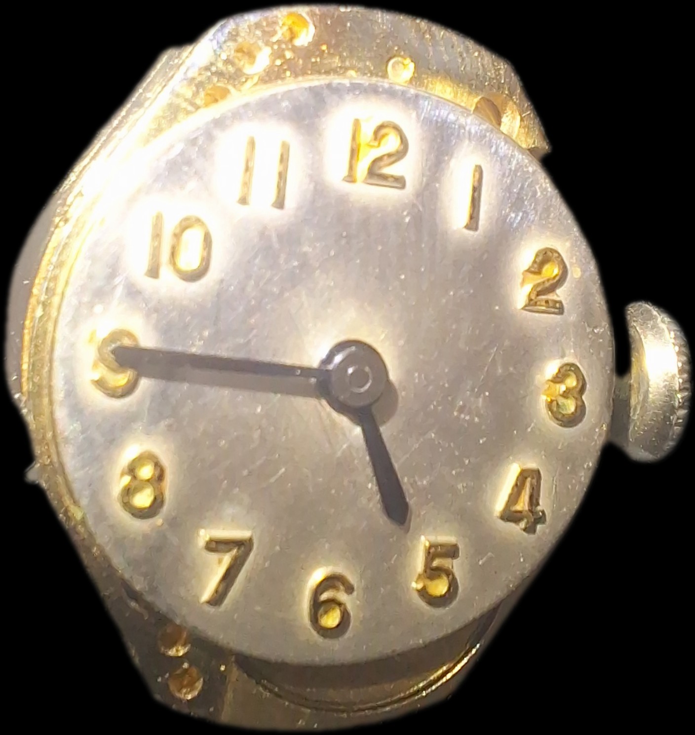 Vintage 1968 Bulova Ladies 10K RGP Watch 6CL 17J Fan Lugs Speidel Band RUNNING